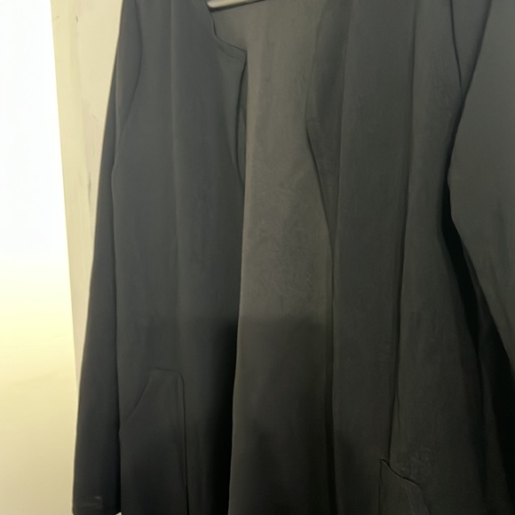 Black Long Sleeve Cardigan/ Blazer - Picture 5 of 5